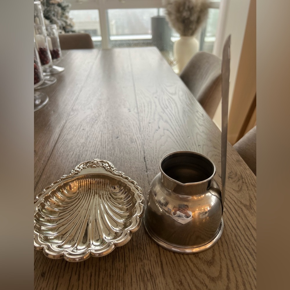 Home Kitchen Antique Coffee Pot and Holder